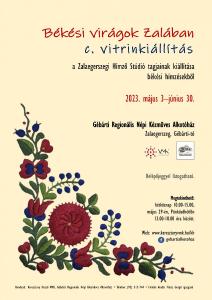 Vitrinkiállítás: Békési virágok Zalában