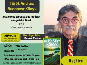 Kötetbemutató – Török András: Budapest Könyv