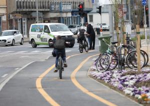 ELKÉSZÜLT A MINDSZENTY TÉR ÉS OLA KÖZÖTTI KERÉKPÁRÚT IS